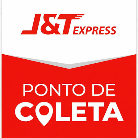 Placa do ponto de postagem J&T Express